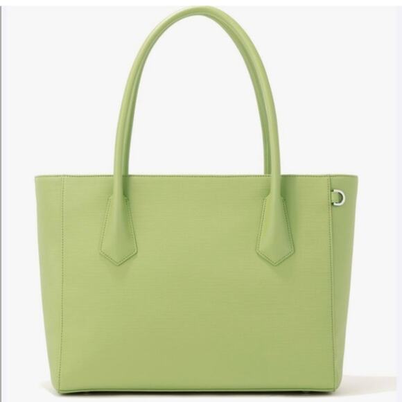 Dagne Dover Lime Green Signature Tote Bag - Picture 1 of 16